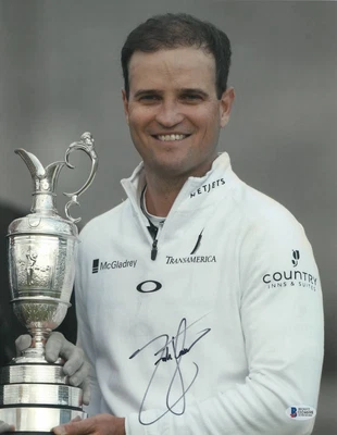 $125 • Buy Zach Johnson Signed British Open 11x14 Photo Authentic Autograph Bas Beckett 2