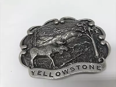 Silver Tone Horse Belt Buckle Removable Center • $14