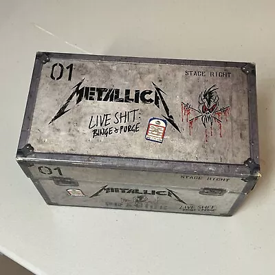 Live Shit: Binge & Purge [Box] By Metallica (3-VHS And 2-Cassettes) • $20