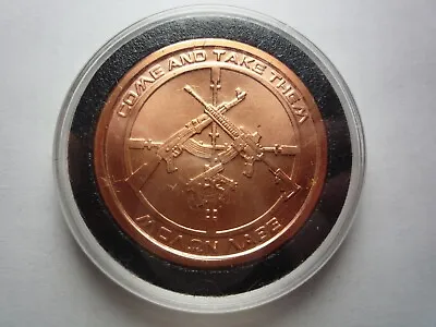 2013 Silver Bullet Shield 1 Oz AVDP Copper MOLON LABE .999 Round Gem Mint BU • $19.95