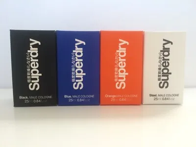£50 • Buy Superdry Male Cologne Gift Set In 4 Boxes - 25ml Each 100ml Total