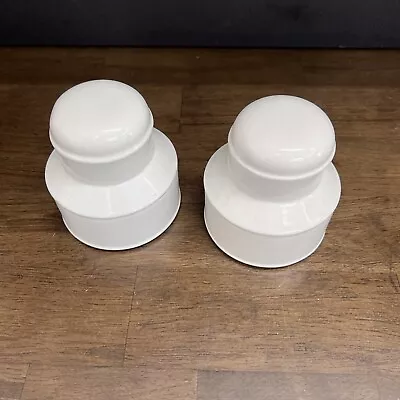 Midwinter  Stonehenge White  3 1/2 Inch Sugar Bowl And Lid Lot Of 2 • $122.99