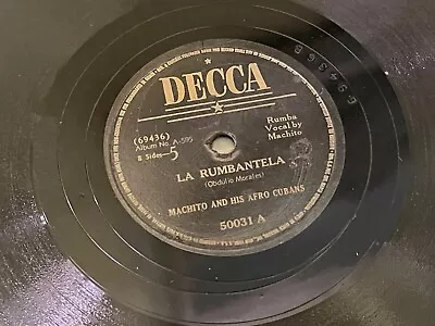 Machito And His Afro Cubans 50031  La Runbantela Parabola Negra  78RPM • $28