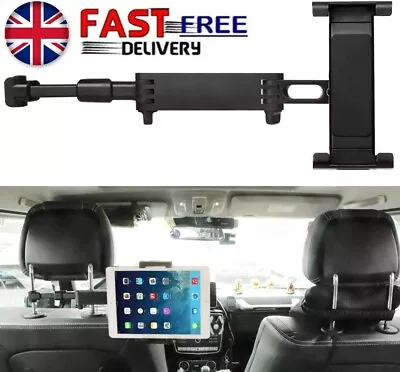 Kid Universal Mount Car Headrest Holder For IPad Phone Phone Tablet Seat Back • £10.89