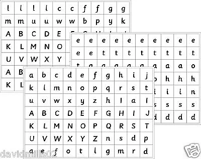 Magnetic Alphabet 210 Lower & Upper Case Letters For National Literacy Strategy • £11.95