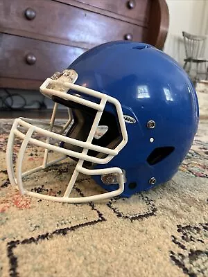 2018 Riddell Victor Youth Football Helmet Large Blue With Face Guard • $60