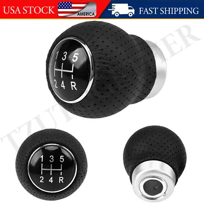 5 Speed Car Shift Knob Gear Stick Shifter Leather FOR 1988-11 Ford Ranger Black • $13.92
