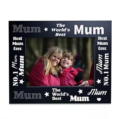 Mum Photo Frame Birthday Chistmas Gift Wooden Frame Mum Gifts From Daughter Son • £9.99