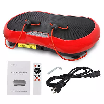 Vibration Platform Plate Full Body Shaker Exercise Machine Massager W/ Bluetooth • $82.58