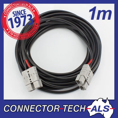 $33.47 • Buy 1M GENUINE 50 Amp Anderson Plug Extension Lead 6mm Automotive Cable #EXTLEAD1