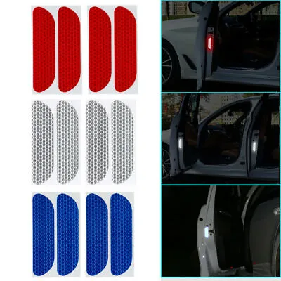 $3.61 • Buy Car Reflective Strip Door Bumper Sticker Warning Mark Reflector Tape Accessories