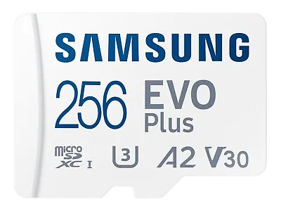 SAMSUNG EVO PLUS Micro SDHC SDXC 256GB 4K MicroSD TF Card 100M/S • $49