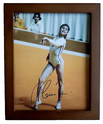 Nadia Comaneci 8x10 Autographed Framed Photo With COA 1976 Olympic Gymnastics • $49.50