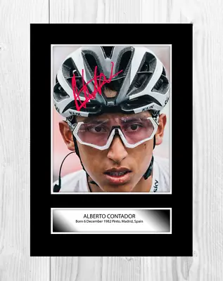 £31.97 • Buy Egan Bernal Cyclist Reproduction Signed A4 Poster Print Choice Of Frame