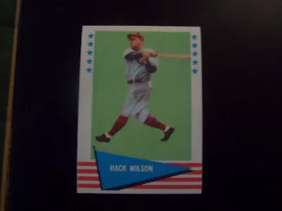 1961 Hack Wilson Fleer Baseball Card #87 Chicago Cubs Ex+ • $2.55