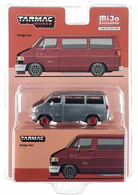 Raw Metal Chase DODGE RAM 150 VAN 1/64 DIECAST BY TARMAC WORKS T64G-TL032-RE • $36