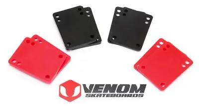 Venom Skateboards/Cruiser/Longboard Universal Truck Risers-1/2 -1/4 -1/8 +Angled • £3.95