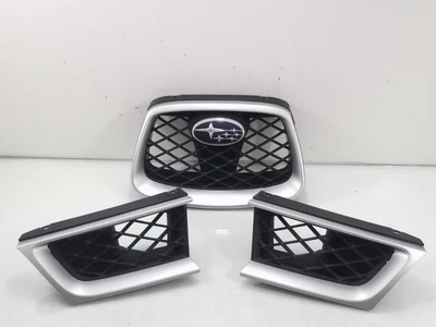 $199.99 • Buy Subaru JDM Impreza GDB Hawkeye FRONT Grille Grill WRX 06-07 MESH 3pcs OEM SILVER