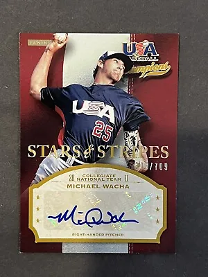 USA Baseball Stars And Stripes #WAC Michael Wacha AUTO 305/709 • $7.50
