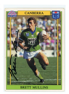 $0.99 • Buy ✺Signed✺ 1993 Regina Brett Mullins (Raiders) Signed NRL Card