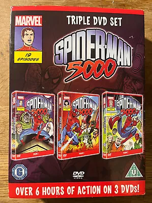 £20 • Buy SPIDERMAN 5000 COMPLETE SERIES DVD MARVEL Cartoon Animation UK R2 19 Eps