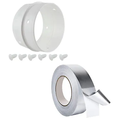 £17.99 • Buy Tumble Dryer Vent Connector Kit 4  102mm Extension Hose Ring Adaptor + Foil Tape