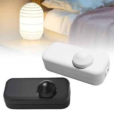 Inline LED Dimmer Switch Built-in Rotary ON/OFF & Knob Control Dimmer 2Color Hot • £7.98