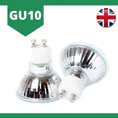 £13.99 • Buy 10 X GU10 BULBS 20W 35W 50W 240V HALOGEN LAMP LIGHT BULBS - HEATHFIELD