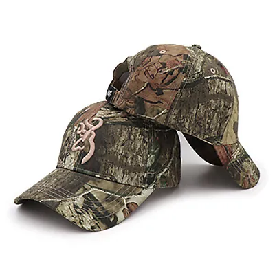 Women Men Truckers Hat Camouflage Baseball Cap Camping Hunting Baseball Cap • £7.49