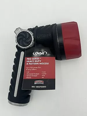 Orbit Nozzle Spray Hose New Flo Nozzles Pro Series 8 Patterns Heavy Duty Garden • $17.99