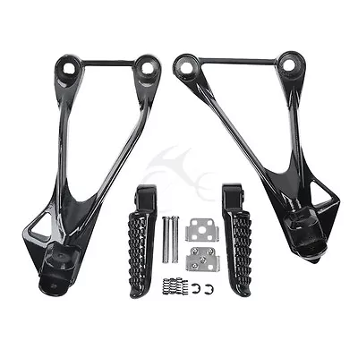 Black Rear Footrest Foot Pegs For KAWASAKI Ninja ZX6R 2005-2008 ZX636 05-06 2007 • $24.69