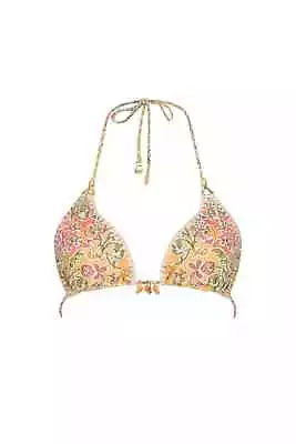 Tigerlily Genevieve Tara Tri Bikini Top - Blossom Patchwork • $39.99