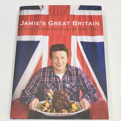 $49.99 • Buy Jamie's Great Britain 1st Ed 2011 VTG Jamie Oliver ~ Coffee Table Book ~ HBDJ BN