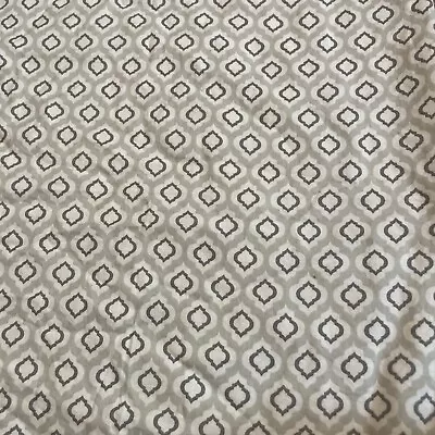 Gray Moroccan Waverly Fabric Cotton Remnant • $4