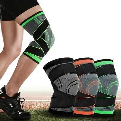 Knee Support Brace Compression Strap Sleeve Sports Protector Ligament Adjustable • $7.19