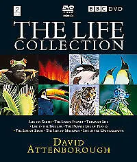 David Attenborough The Life Collection (Box Set 24 Discs) (DVD 2005) • £10