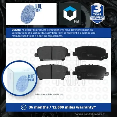 Brake Pads Set Fits HONDA CIVIC FK3 2.2D Front 05 To 11 N22A2 Blue Print Quality • £22.77