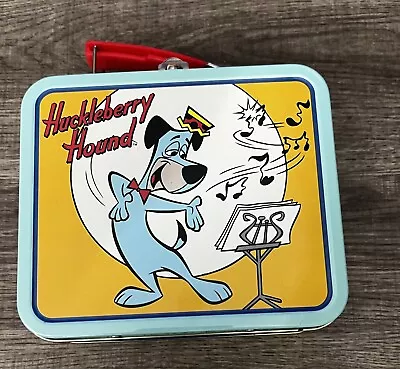 Vintage HUCKLEBERRY HOUND Hanna-Barbera Mini Metal Lunchbox Lunch Box NEW MINT • $16.99