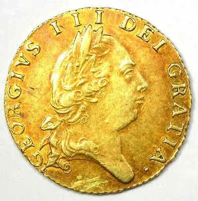 £650.65 • Buy 1793 Britain George III Gold Half Guinea 1/2G - Choice XF / AU Detail - Rare!