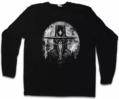 PLAGUE DOCTOR I LONG SLEEVE T-SHIRT The Black Death Medicine Cure Mask • $42.85