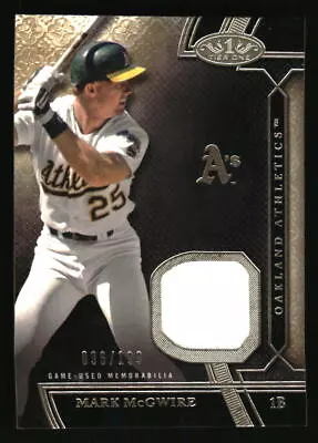 2015 Topps Tier One: Tier One Relics /199 MEM #TSR-MM Mark McGwire • $18.99