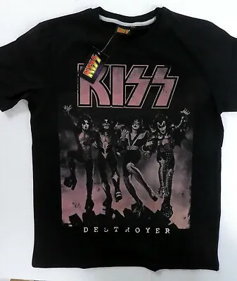 KISS Destroyer T-SHIRT Small NEW UNUSED 2012 Gene SIMMONS Ace FREHLEY • £14.46