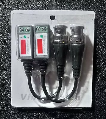 Video Balun 1 Channel Passive Video Transceiver (set Of 2) • $10.49