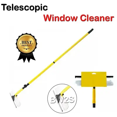 £11.59 • Buy 3.5m Telescopic Conservatory Window Glass Cleaner Cleaning Kit Wash Squeegee