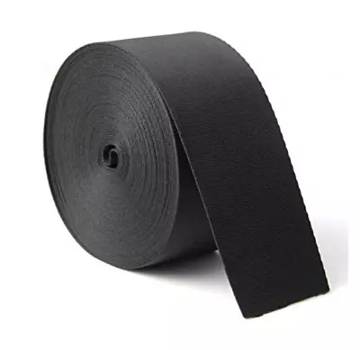 10 Yards 2 Inch Wide Black Nylon Heavy Duty Webbing Strap • $11.10