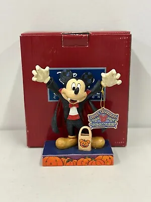 Disney Traditions Jim Shore Mickey Mouse  Count Mickey  Halloween Figurine • $54