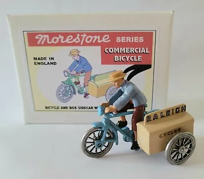 MORESTONE COMMERCIAL BICYCLE RALEIGH WITH RIDER 1/32 Scale 54mm • $106.93