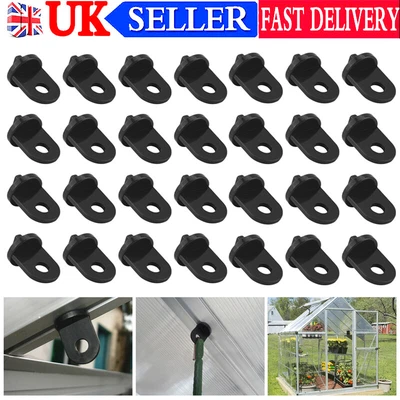 £22.19 • Buy 1-150 Pack Plastic Greenhouse Hanging Hooks Hanger Clips Garden Accessories UK