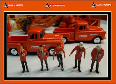 1/50 ALLIS CHALMERS GEN II Figure Set (5) - Authentic Paint Colors And Logos!!!! • $48.50