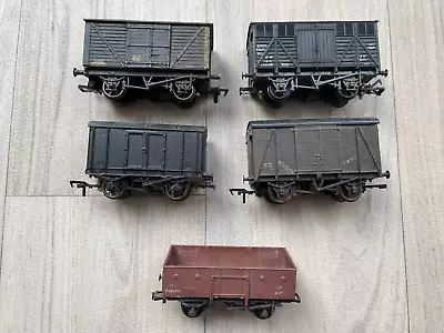 OO Gauge Spares Or Repairs Mainline Lima? Hornby? Goods Wagon Etc X 5 • £19.99